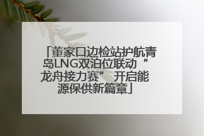 董家口边检站护航青岛LNG双泊位联动“龙舟接力赛” 开启能源保供新篇章