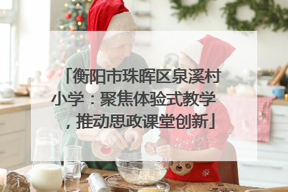 衡阳市珠晖区泉溪村小学：聚焦体验式教学，推动思政课堂创新