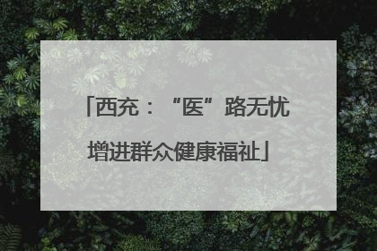 西充：“医”路无忧 增进群众健康福祉