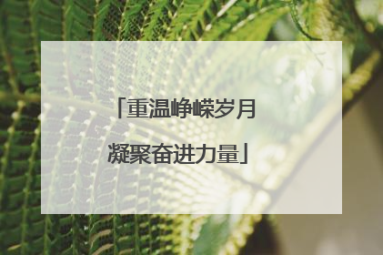 重温峥嵘岁月 凝聚奋进力量