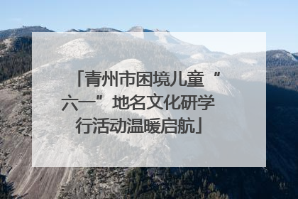 青州市困境儿童“六一”地名文化研学行活动温暖启航