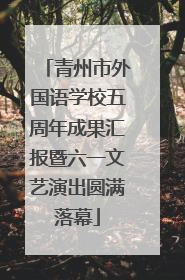 青州市外国语学校五周年成果汇报暨六一文艺演出圆满落幕