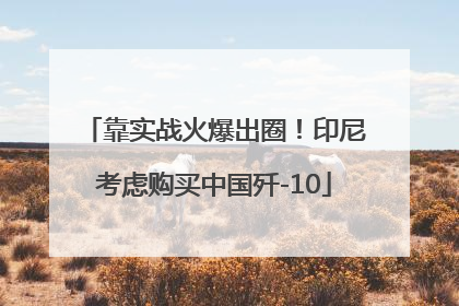 靠实战火爆出圈！印尼考虑购买中国歼-10
