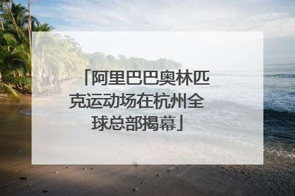 阿里巴巴奥林匹克运动场在杭州全球总部揭幕