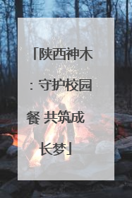 陕西神木：守护校园餐 共筑成长梦