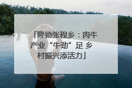 隆德张程乡：肉牛产业“牛劲”足 乡村振兴添活力