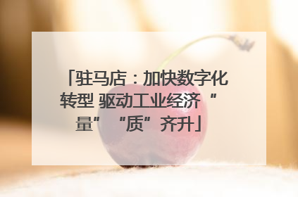 驻马店：加快数字化转型 驱动工业经济“量”“质”齐升