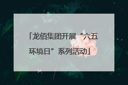 龙佰集团开展“六五环境日”系列活动