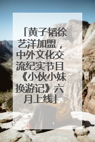 黄子韬徐艺洋加盟，中外文化交流纪实节目《小伙小妹换游记》六月上线