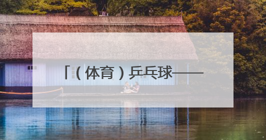 （体育）乒乓球——世乒赛：王楚钦/孙颖莎晋级混双决赛