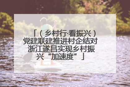 （乡村行·看振兴）党建联建推进村企结对 浙江遂昌实现乡村振兴“加速度”
