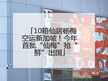 10箱仙居杨梅空运新加坡！今年首批“仙梅”抢“鲜”出国