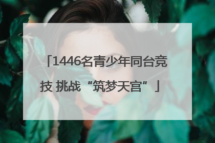 1446名青少年同台竞技 挑战“筑梦天宫”