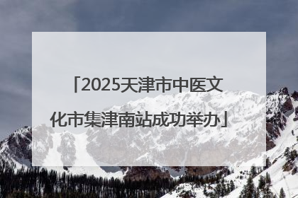 2025天津市中医文化市集津南站成功举办