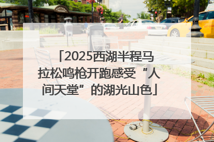2025西湖半程马拉松鸣枪开跑感受“人间天堂”的湖光山色