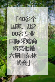 40多个国家、超200名专业国际采购商 将亮相第六届山东体博会